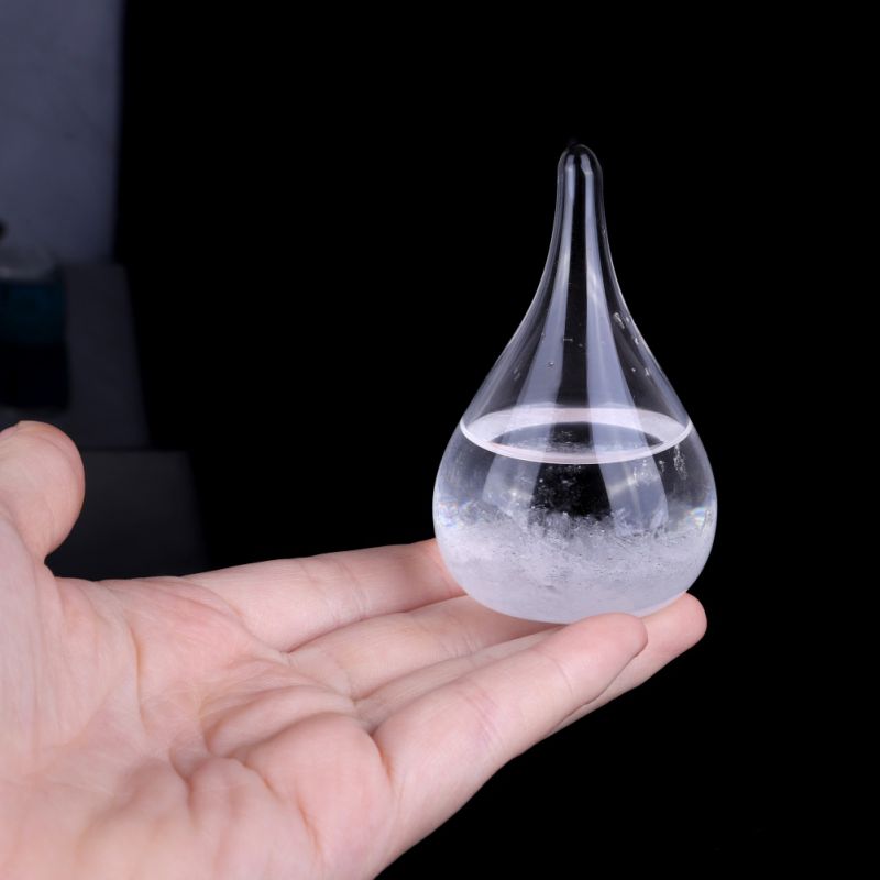 30 ml Transparente Gotita Cristal de tormenta Gota de agua Pronóstico de tormenta Pronóstico Predictor Monitor Botella Decoración para el hogar