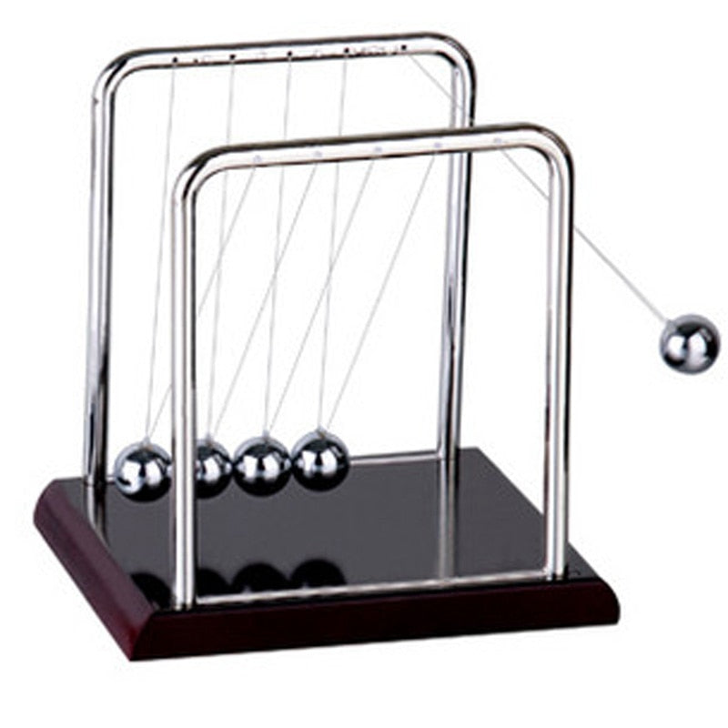 Newtons Cradle Steel Balance Ball Física Ciencia Péndulo Desarrollo temprano de la diversión Escritorio educativo Juguete Regalo Decoración del hogar