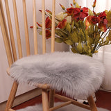Alrededor de 30 cm Alfombra de piel sintética ecológica Suave Dormitorio familiar Estera cálida Sofá Silla Silla de escritorio Alfombra redonda / corazón Para decoración del hogar