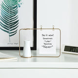 Clip Holder posición creadora Hierro Línea Tiesto Planta florero postal Decoración NUEVO